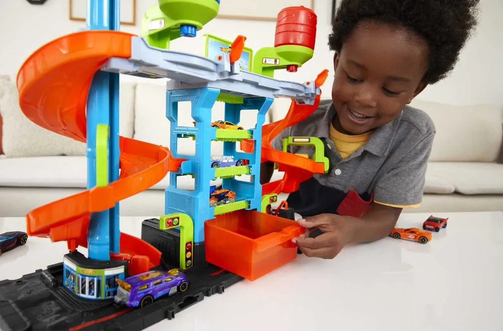 Hot Wheels City MEGA Tower Car Wash Playset