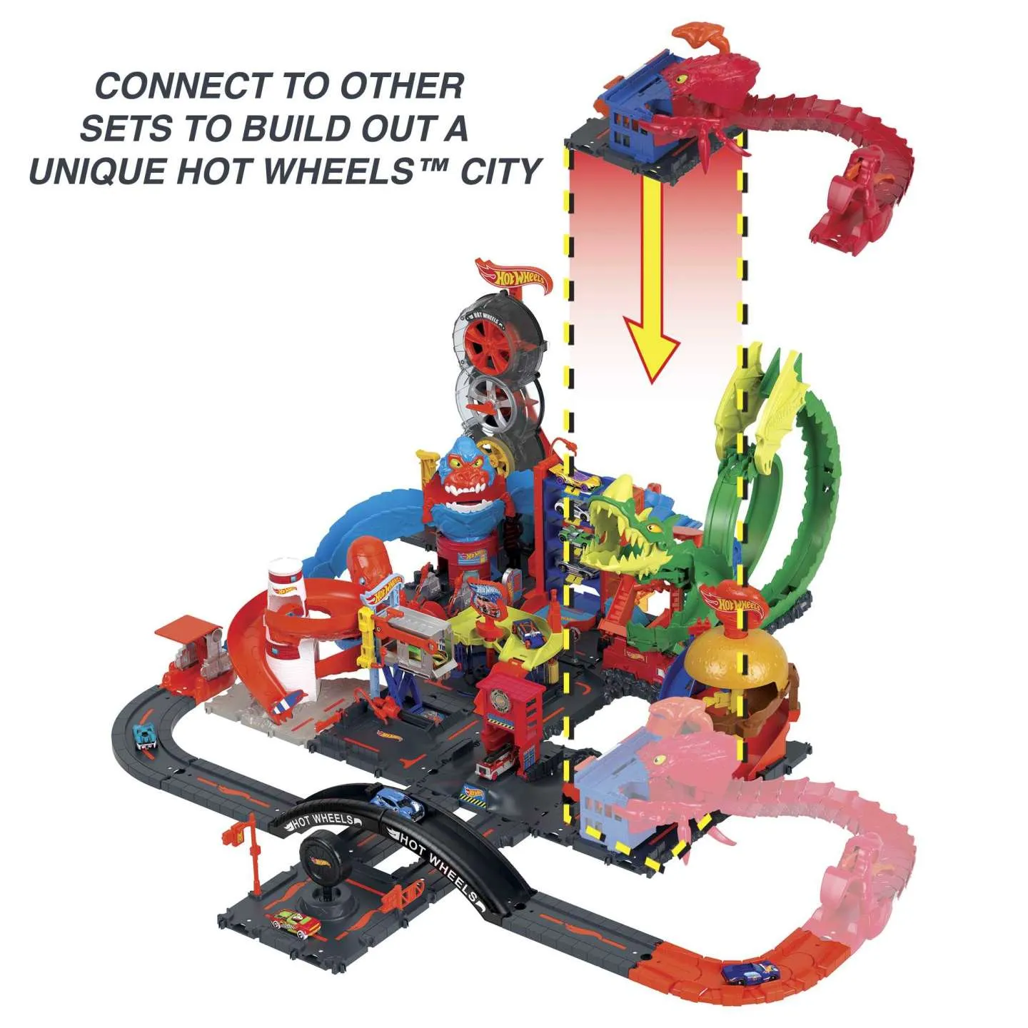 Hot Wheels City Scorpion Flex Attack Playset