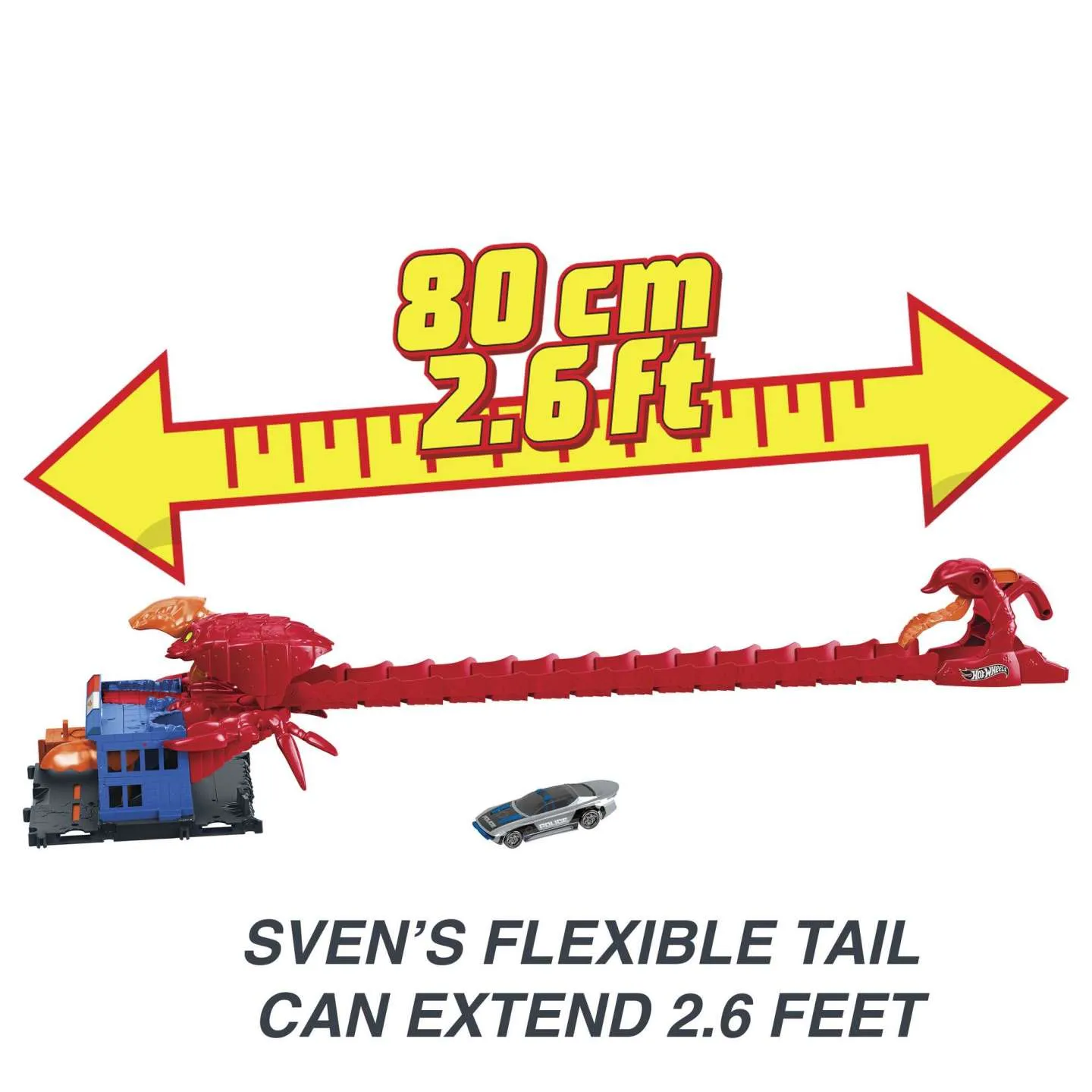Hot Wheels City Scorpion Flex Attack Playset