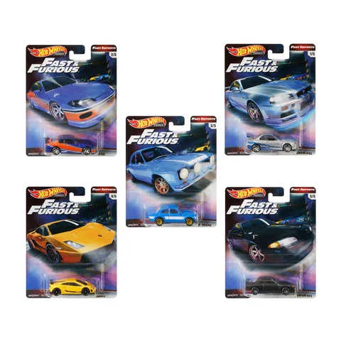 Hot Wheels Fast & Furious Fast Imports Limited Edition 5-Car Premium Set