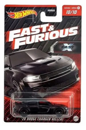 Hot Wheels Fast & Furious Themed Vehicle 10/10 '20 Dodge Charger Hellcat