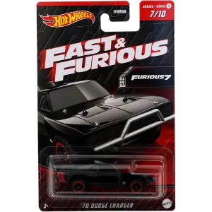 Hot Wheels Fast & Furious Themed Vehicle 7/10 '70 Dodge Charger