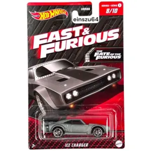 Hot Wheels Fast & Furious Themed Vehicle 8/10 Ice Charger