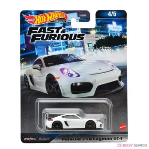 Hot Wheels Fast & Furious Vehicle 4/5 Porsche 718 Cayman GT4