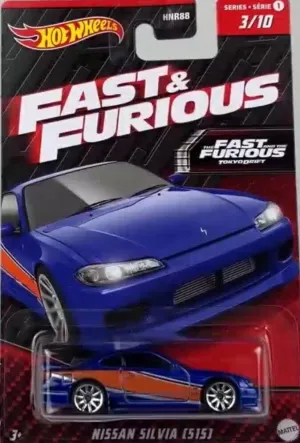 Hot Wheels Fasy & Furious Themed Vehicle 3/10 Nissan Silvia (S15)