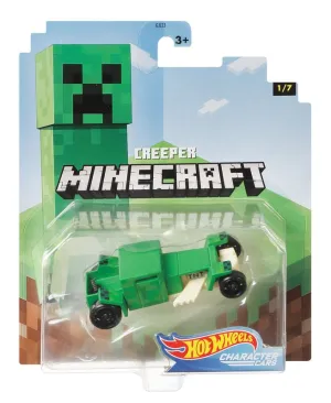 Hot Wheels Gaming Character Car Minecraft 1/7 Creeper