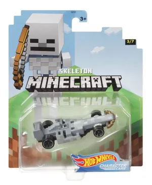 Hot Wheels Gaming Character Car Minecraft 3/7 Skeleton