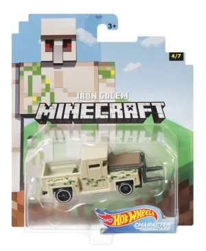 Hot Wheels Gaming Character Car Minecraft 4/7 Iron Golem