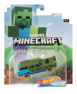Hot Wheels Gaming Character Car Minecraft 6/7 Zombie