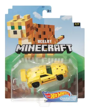 Hot Wheels Gaming Character Car Minecraft 7/7 Ocelot