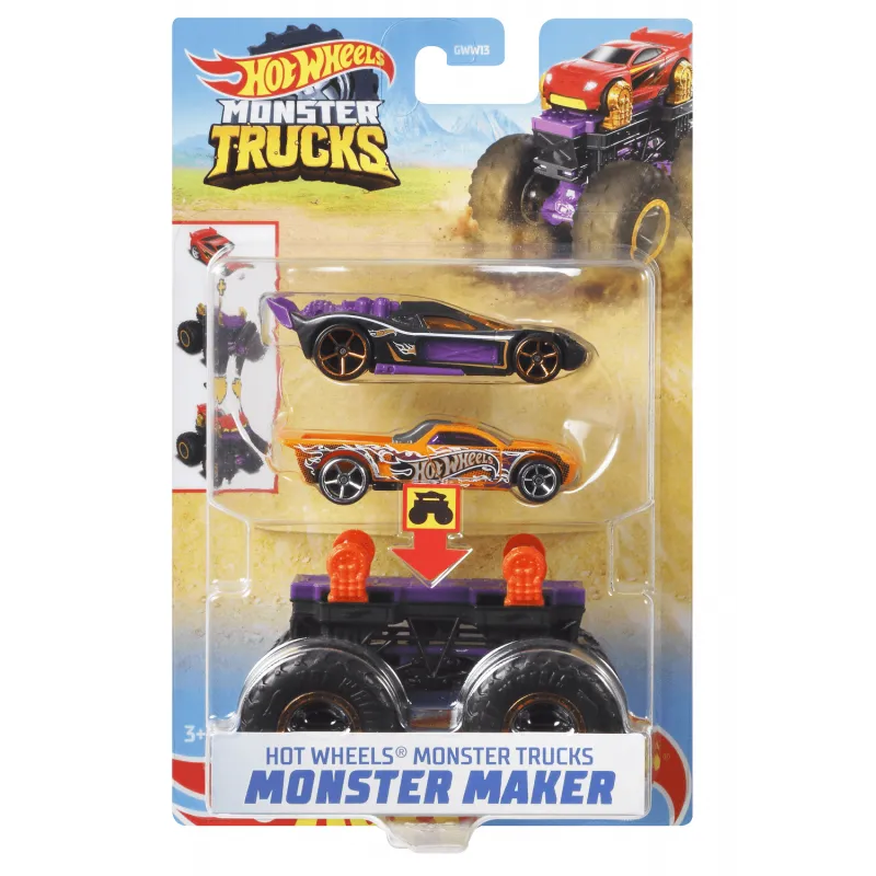 Hot Wheels Monster Trucks Monster Maker Black