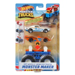 Hot Wheels Monster Trucks Monster Maker Blue & Red