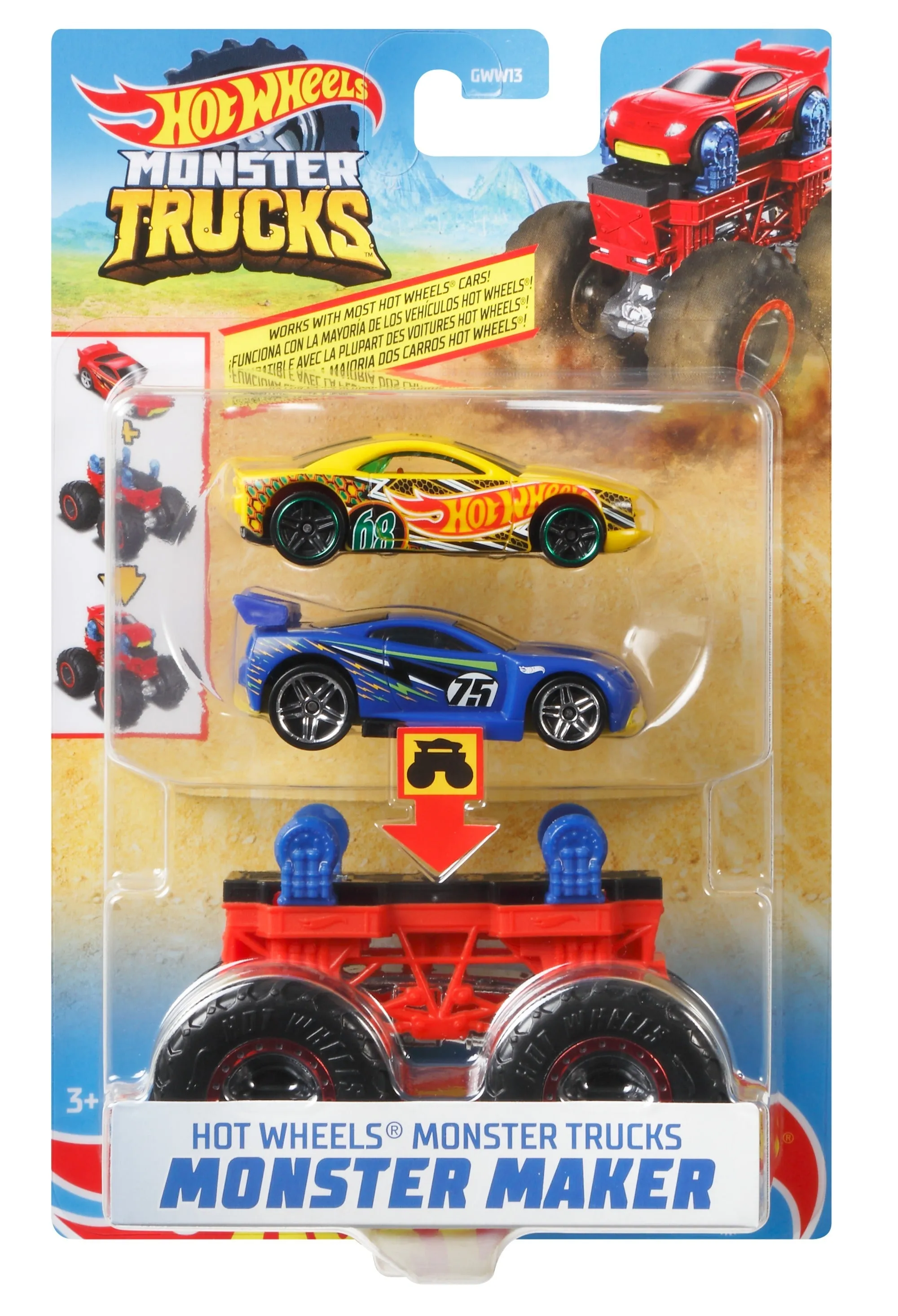 Hot Wheels Monster Trucks Monster Maker Red