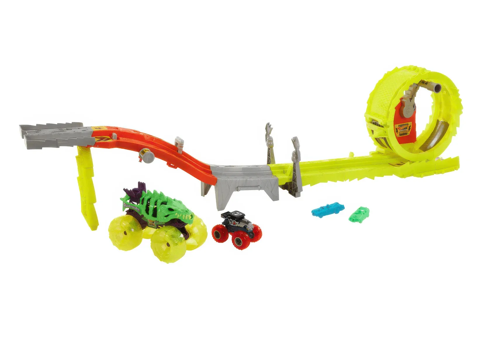 Hot Wheels Monster Trucks Power Smashers Charge & Chase Challenge