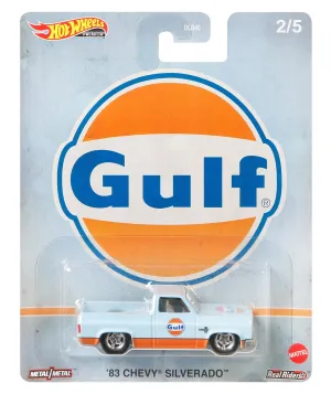 Hot Wheels Pop Culture Vehicle 2/5 Gulf '83 Chevy Silverado