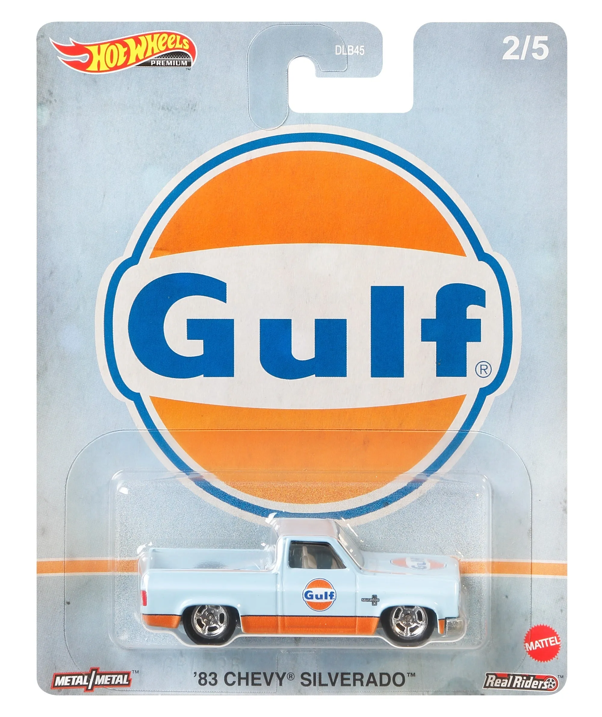 Hot Wheels Pop Culture Vehicle 2/5 Gulf '83 Chevy Silverado