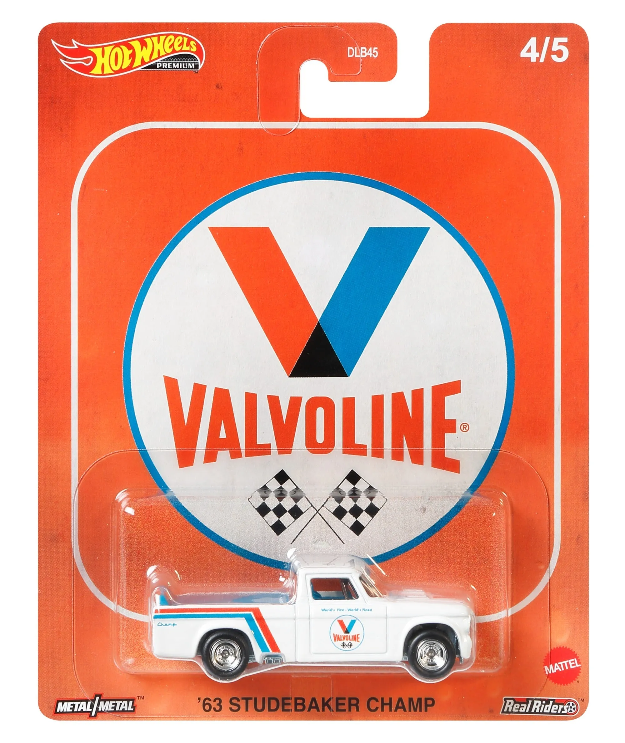 Hot Wheels Pop Culture Vehicle 4/5 Valvoline '63 Studebaker Champ