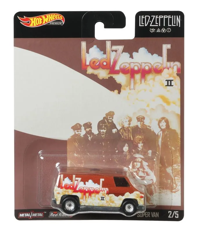 Hot Wheels Pop Culture Vehicle Led Zeppelin 2/5 Super Van