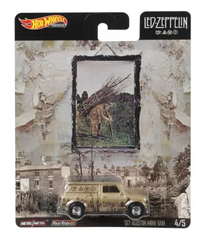 Hot Wheels Pop Culture Vehicle Led Zeppelin 4/5 '67 Austin Mini Van