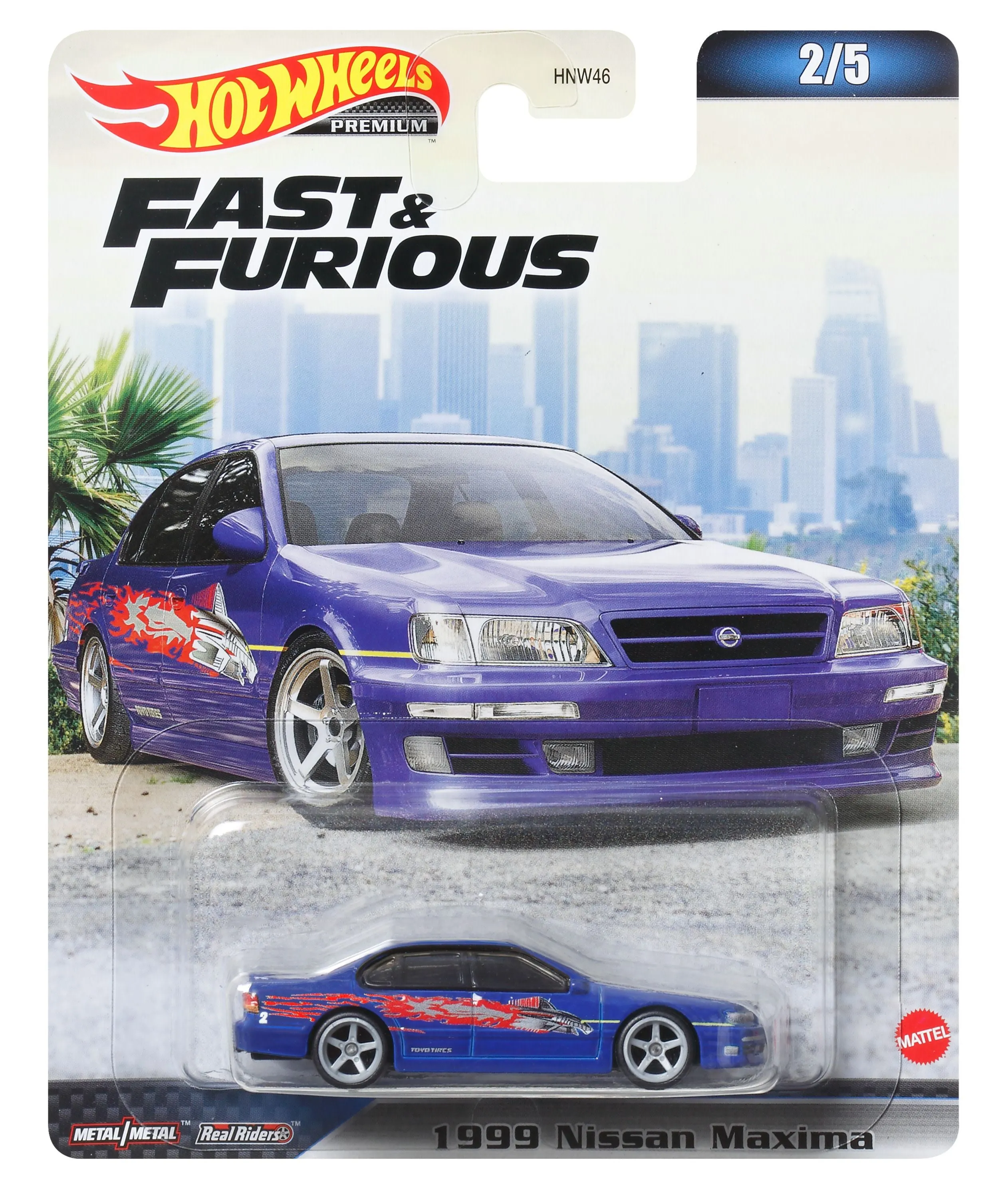 Hot Wheels Premier Fast & Furious 2/5 1999 Nissan Maxima