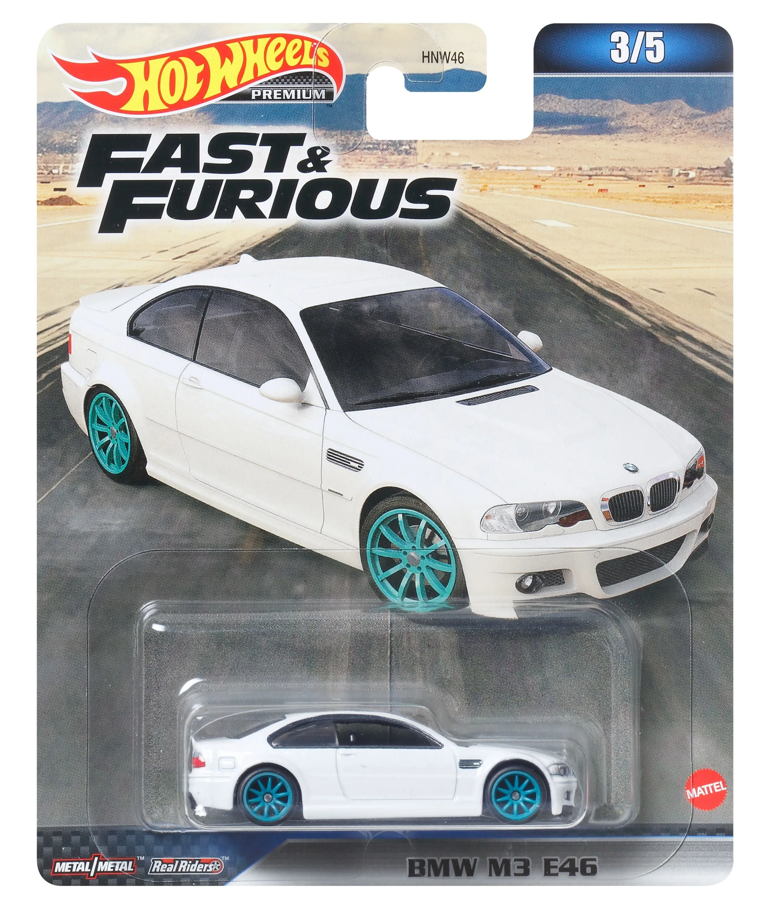 Hot Wheels Premier Fast & Furious 3/5 BMW M3 E46
