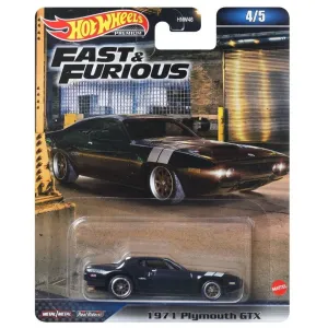 Hot Wheels Premium Fast & Furious Vehicle 4/5 1971 Plymouth GTx