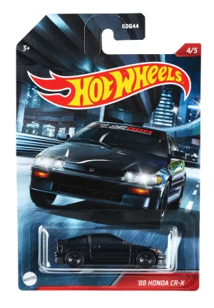 Hot Wheels Theme Automotive Vehicle Cult Racers 4/5 '88 Honda Cr-X