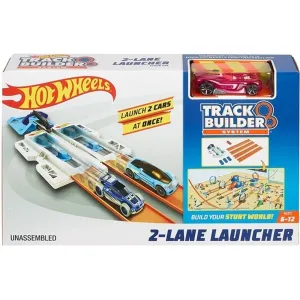 Hot Wheels Track Builders System 2-Lane Launcher
