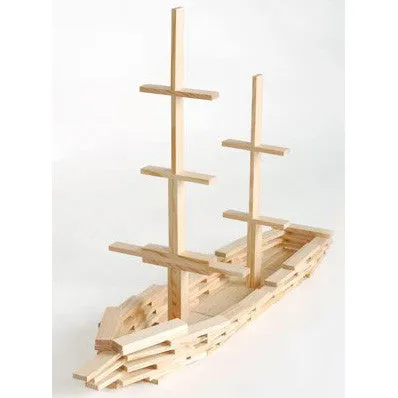 Kapla 280 Wooden Block and Art Book Set
