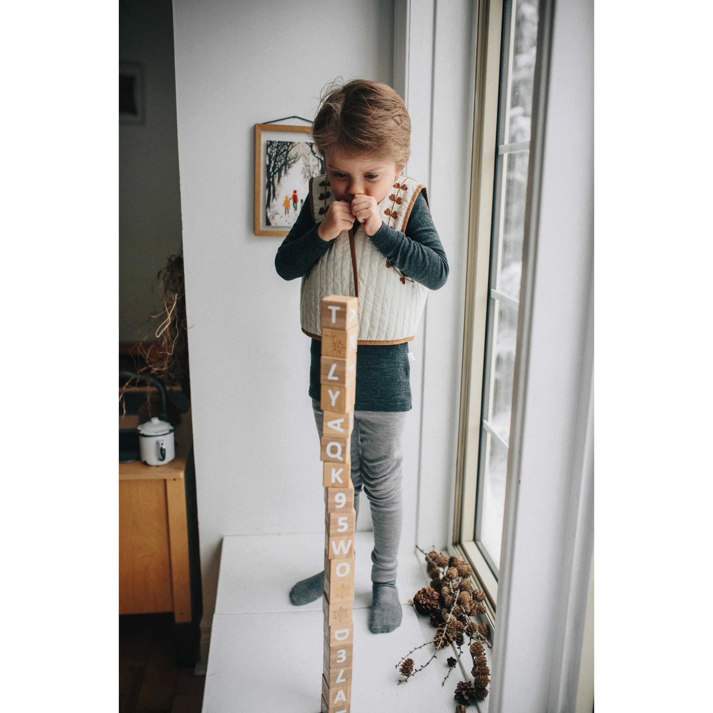 Kinderfeets ABC Blocks - Bamboo