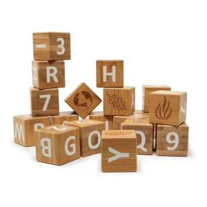 Kinderfeets ABC Blocks - Bamboo