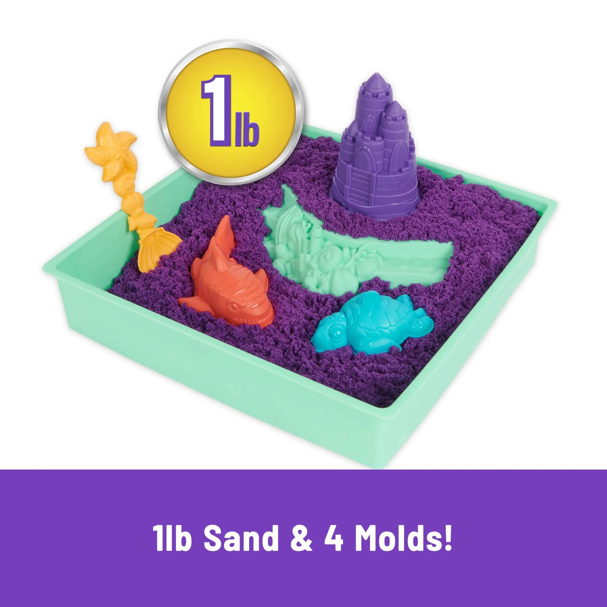 Kinetic Sand Sandbox Set Purple