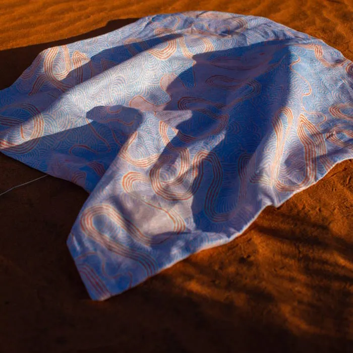 Kip and Co x Ernabella Arts | Kalaya Ngura Linen European Pillowcases 2P Set
