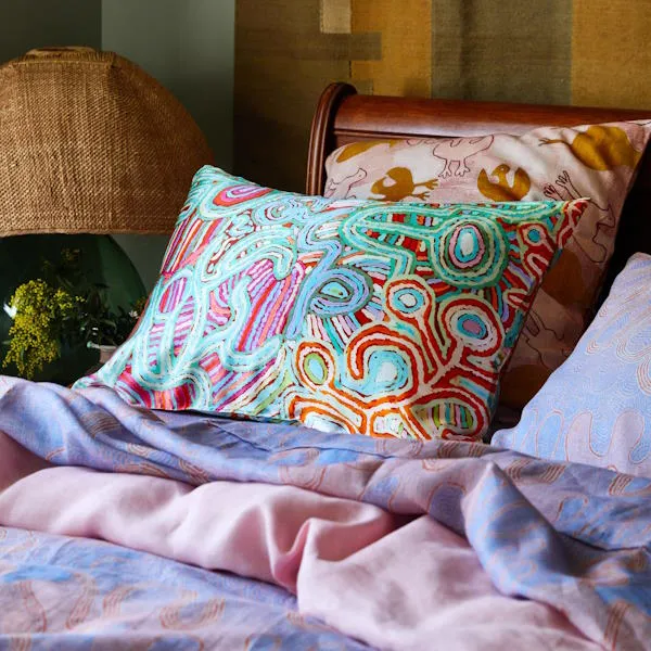 Kip and Co x Ernabella Arts | Kalaya Ngura Linen Quilt Cover LAST ONE!