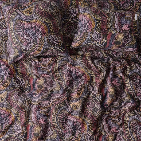 Kip and Co x Ernabella Arts | Tjala Tjukurpa Linen European Pillowcases 2P Set
