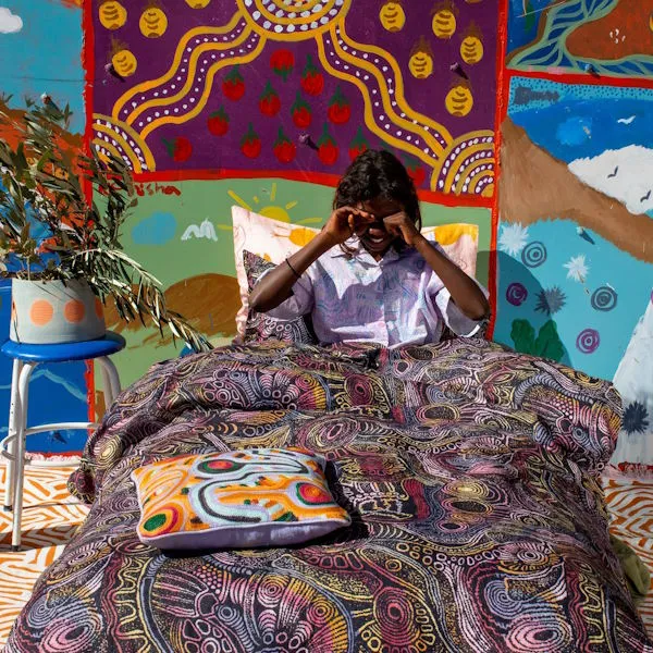 Kip and Co x Ernabella Arts | Tjala Tjukurpa Linen Pillowcases 2P