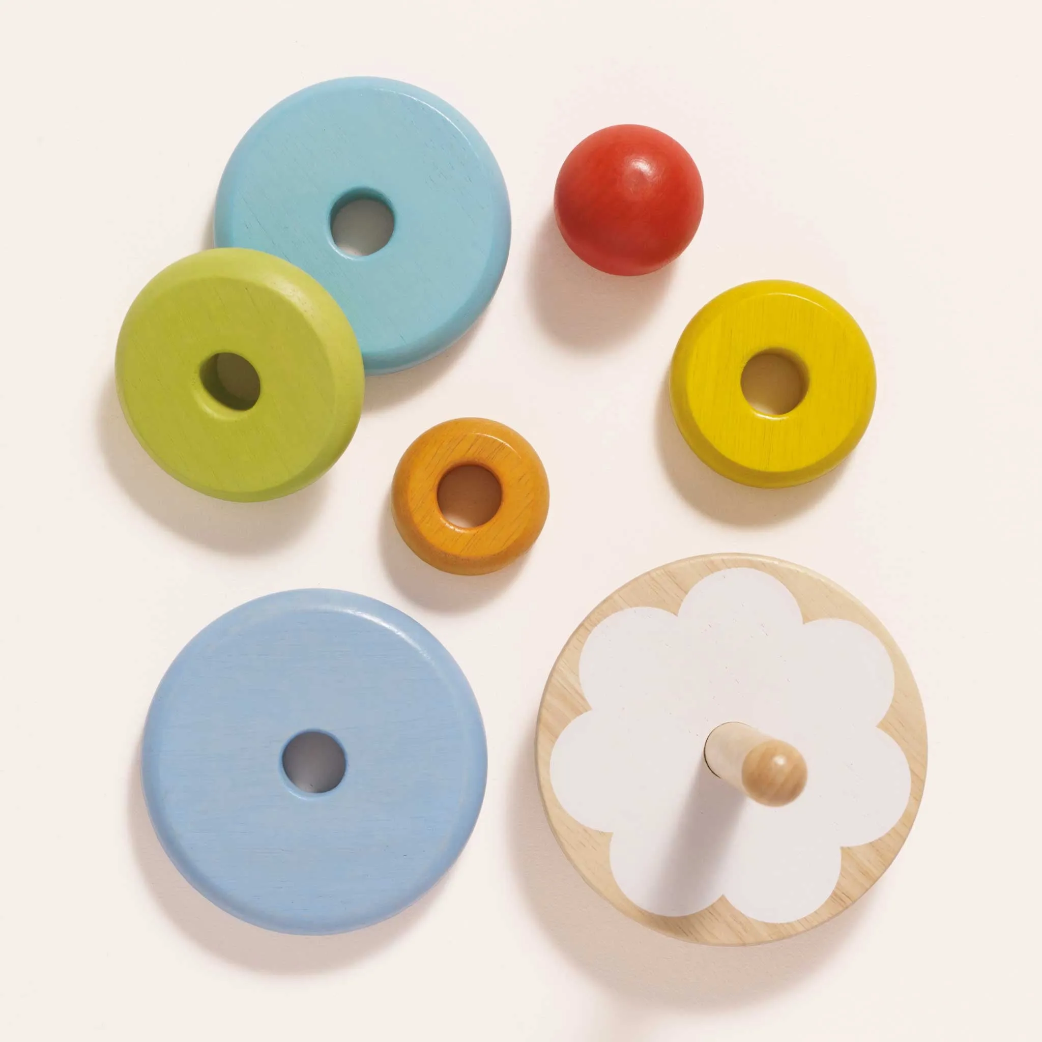 Le Toy Van 011 Rainbow Stacking Tower Wise - Kids Toys