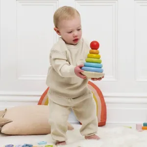 Le Toy Van 011 Rainbow Stacking Tower Wise - Kids Toys