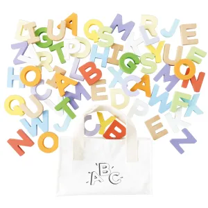 Le Toy Van 143 Wooden Alphabet Set & Bag Wise - Kids Toys
