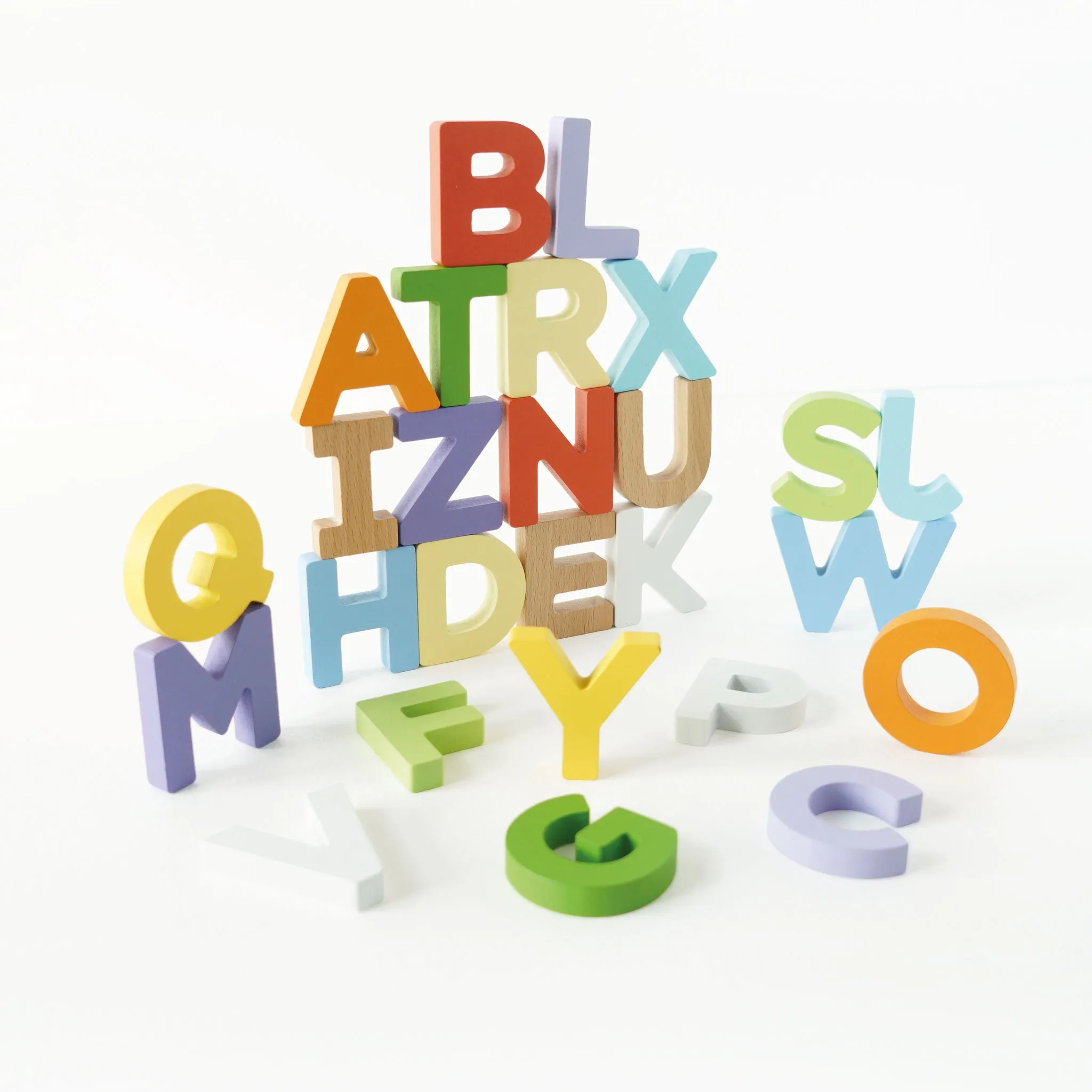 Le Toy Van 143 Wooden Alphabet Set & Bag Wise - Kids Toys