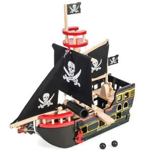 Le Toy Van Barbarossa Pirate Ship Wise - Kids Toys