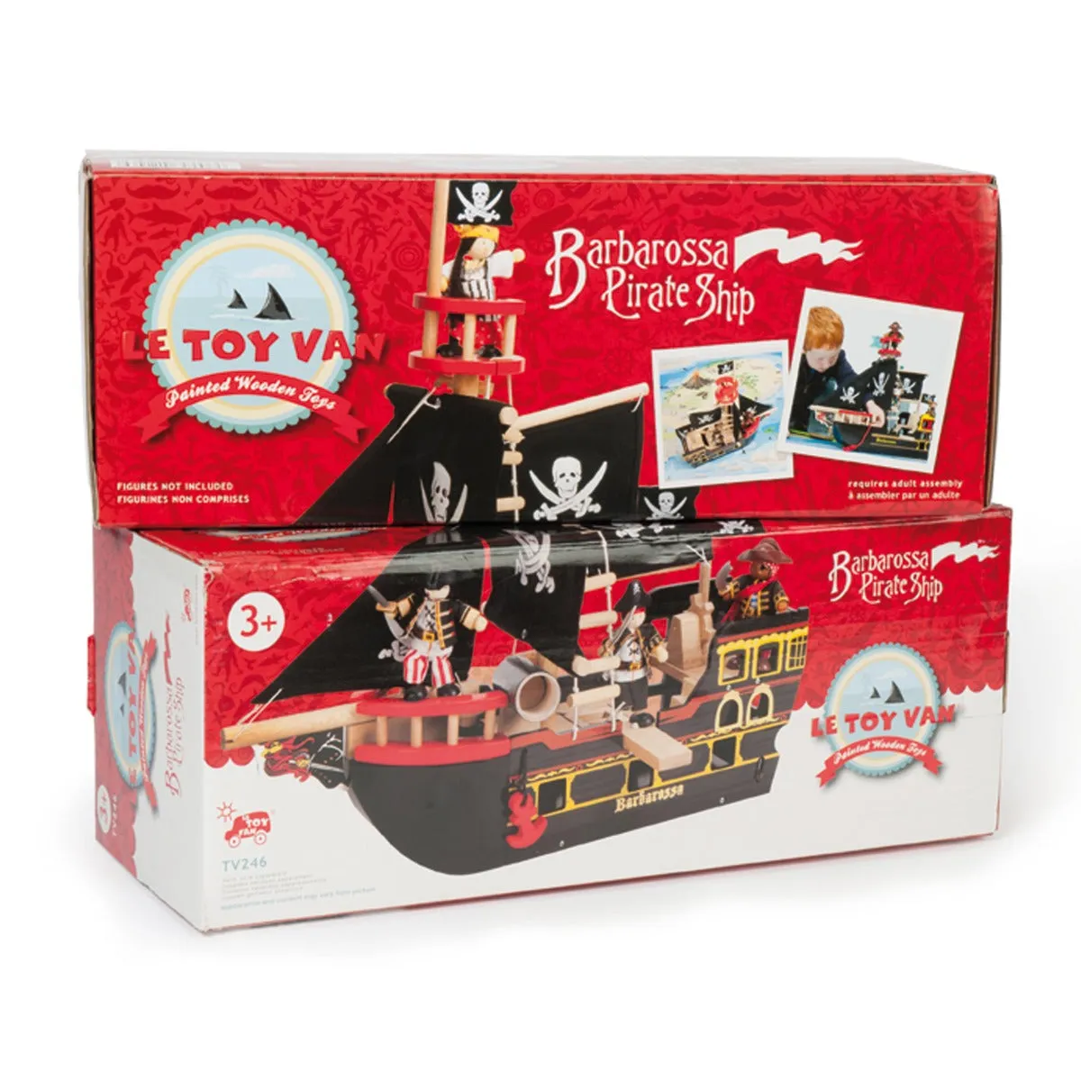 Le Toy Van Barbarossa Pirate Ship Wise - Kids Toys