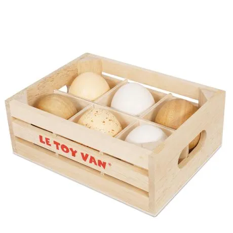 Le Toy Van Farm Eggs- Half Dozen Wise - Kids Toys