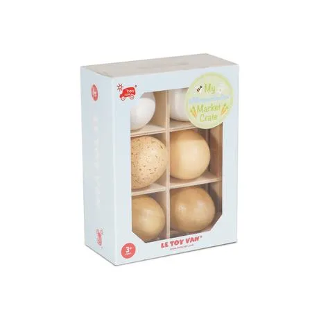 Le Toy Van Farm Eggs- Half Dozen Wise - Kids Toys