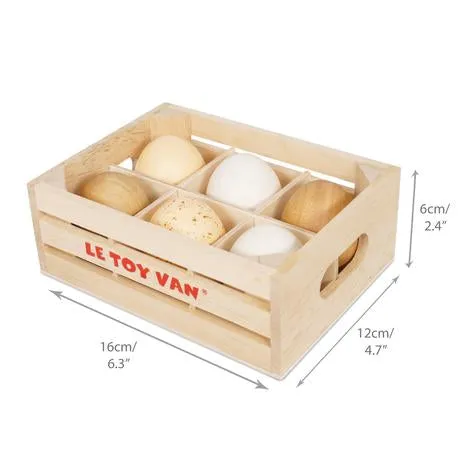 Le Toy Van Farm Eggs- Half Dozen Wise - Kids Toys