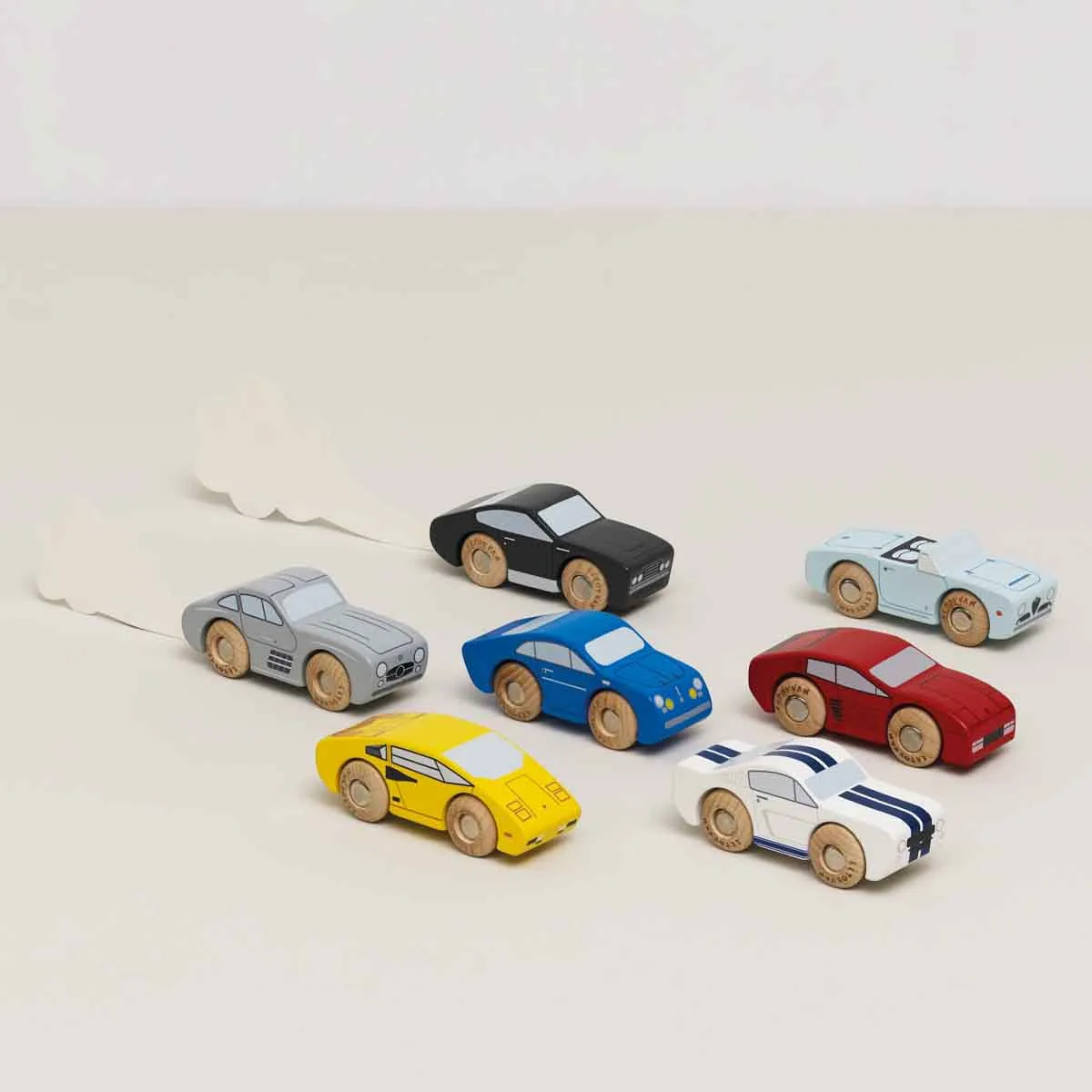 Le Toy Van Wooden Sports Cars (7pcs)