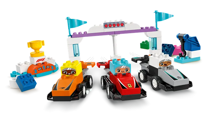 LEGO 10445 DUPLO F1 Team Race Cars & Drivers
