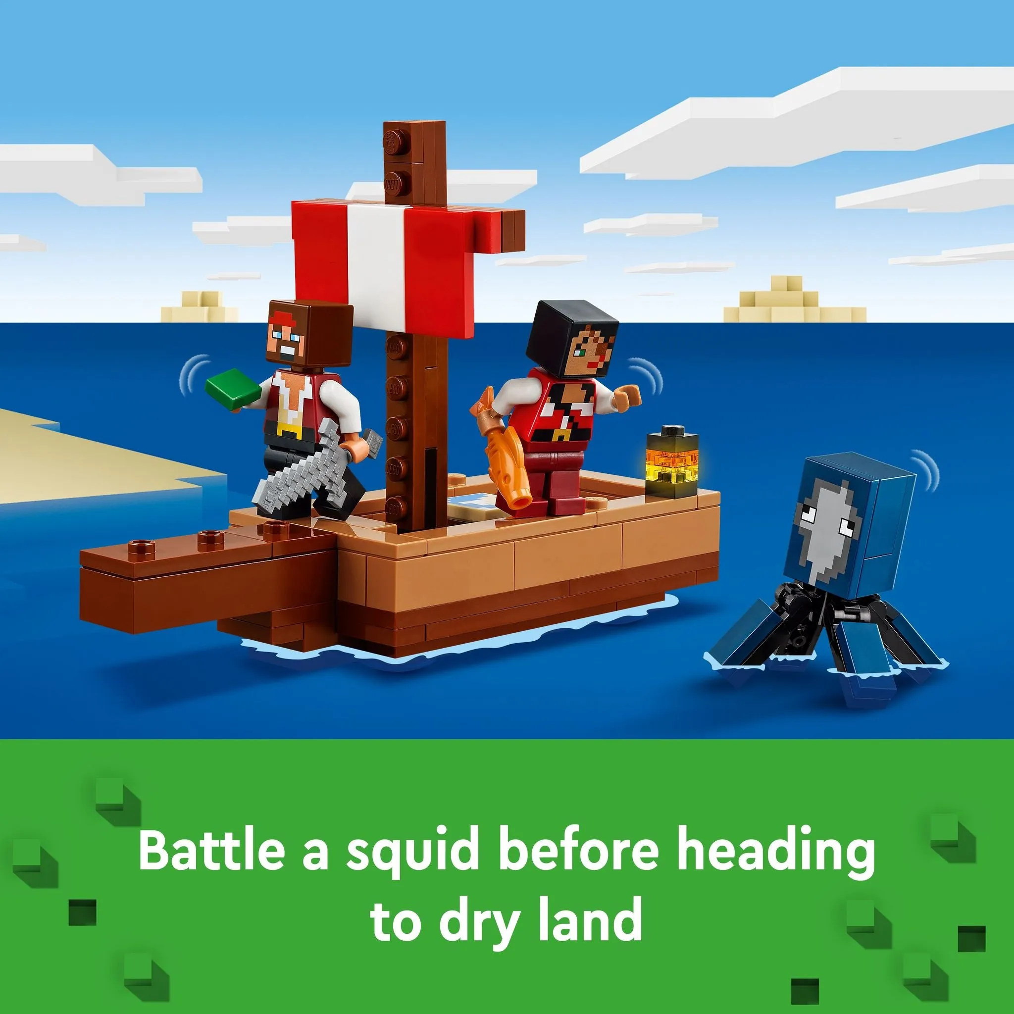 LEGO 21259 Minecraft The Pirate Ship Voyage
