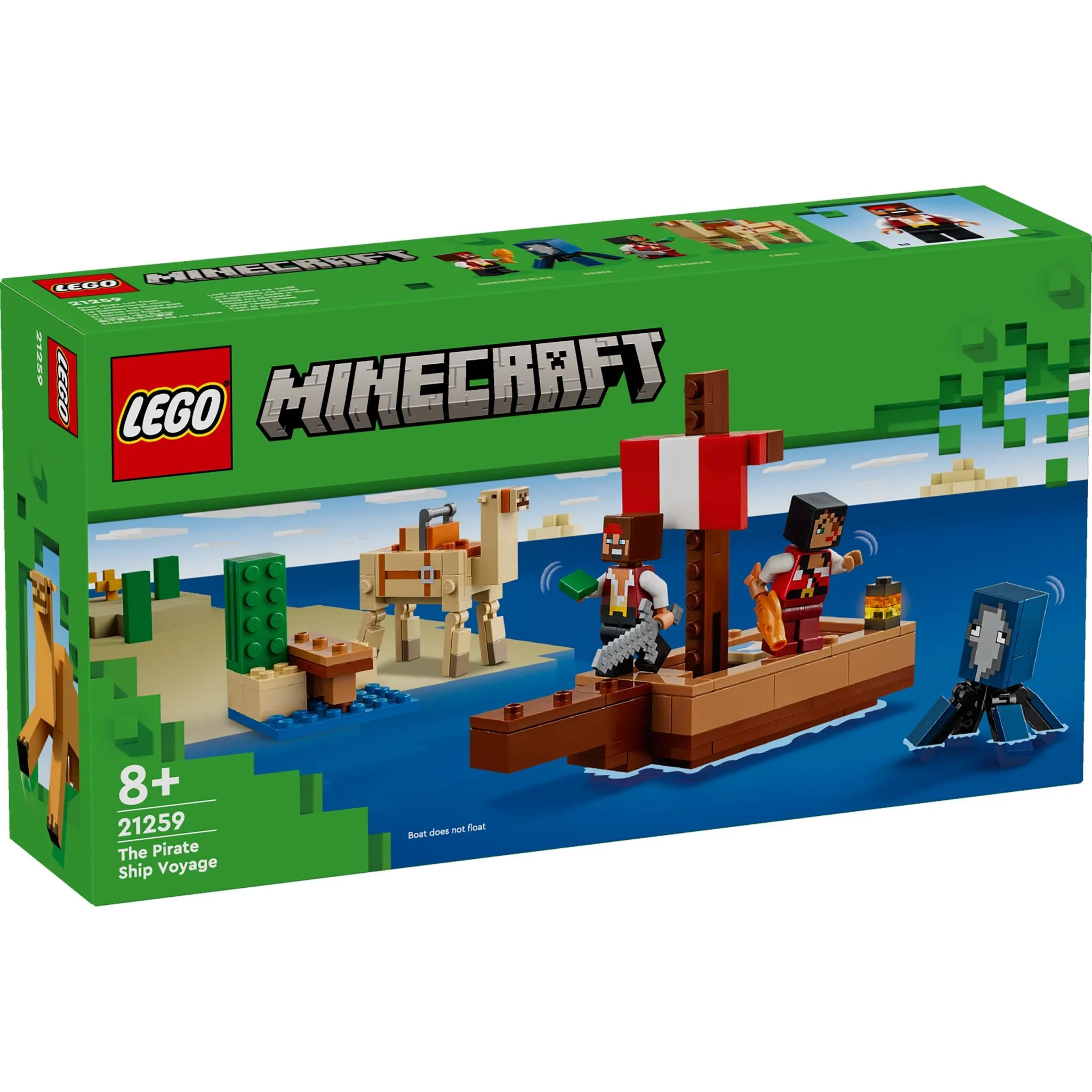LEGO 21259 Minecraft The Pirate Ship Voyage