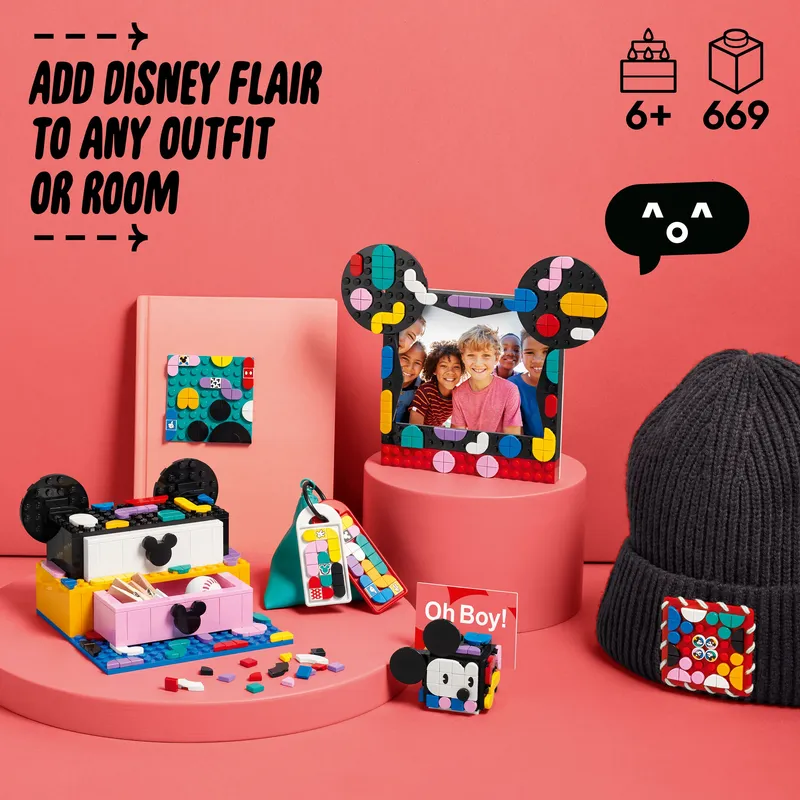 LEGO 41964 Dots Disney Mickey Mouse & Minnie Mouse Back To School Project Box